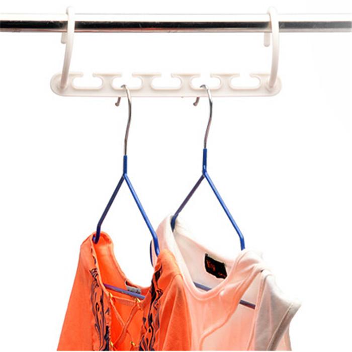 3D Space Saving Hanger Magic Clothes Hanger with Hook Closet Organizer