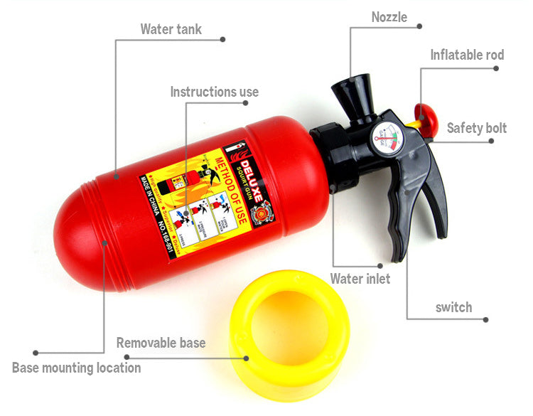 Fireman Toy Water Guns Sprayer Backpack for Children Kids Summer Toy