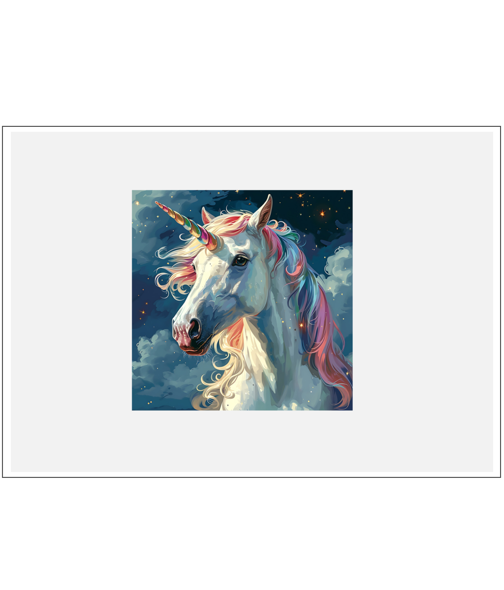 Art Print - Lustre - Landscape unicorn