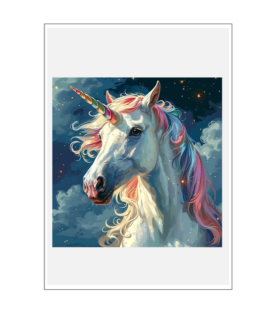 Art Print - Lustre - Portrait unicorn