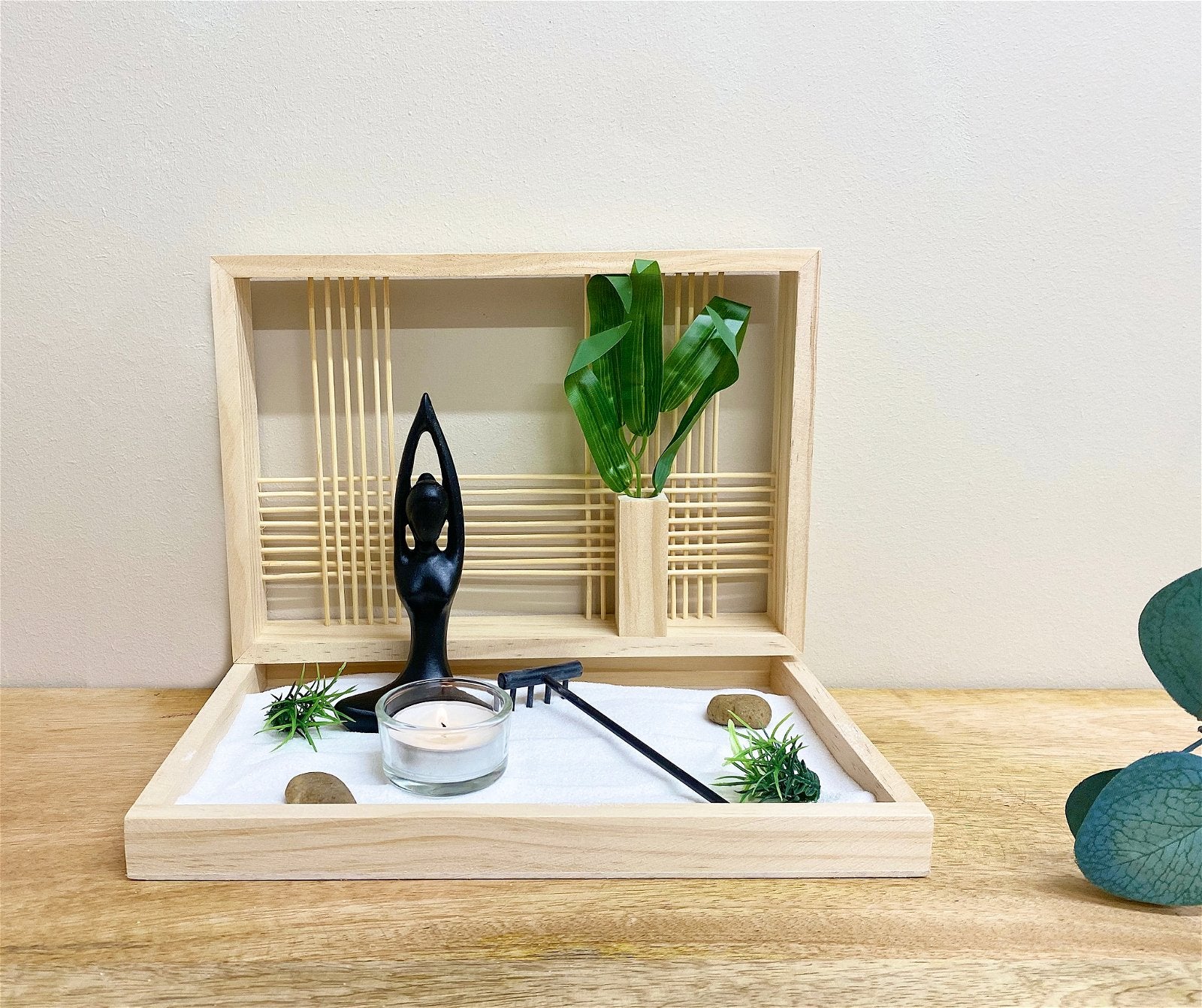 Yoga Woman Zen Garden-2