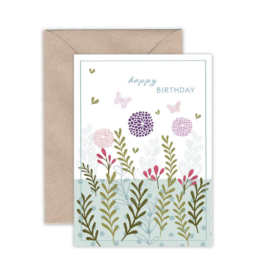 Garden Happy Birthday Card-0