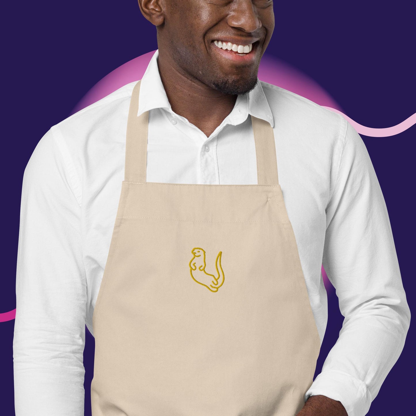 Organic cotton apron